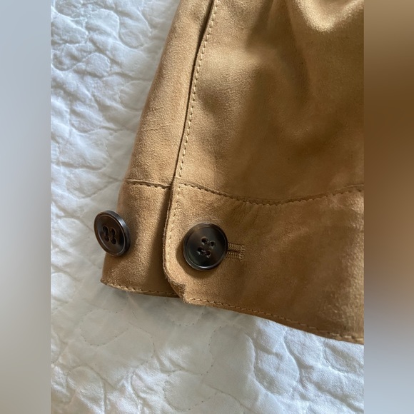 BOSS Hugo Boss Tan suede Jacket Size 38 - Picture 7 of 13